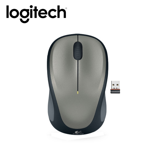 【logitech 羅技】M235 無線滑鼠 灰