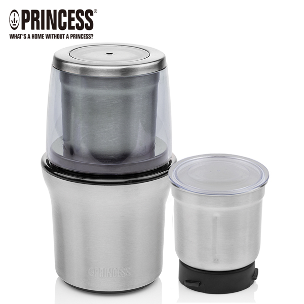 【PRINCESS｜荷蘭公主】不鏽鋼乾溼研磨機/附防噴蓋 221030