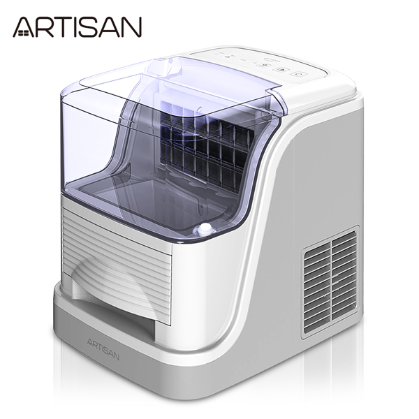 送玻璃壺果汁機【ARTISAN】2.5L方塊製冰機/白 ICM1588