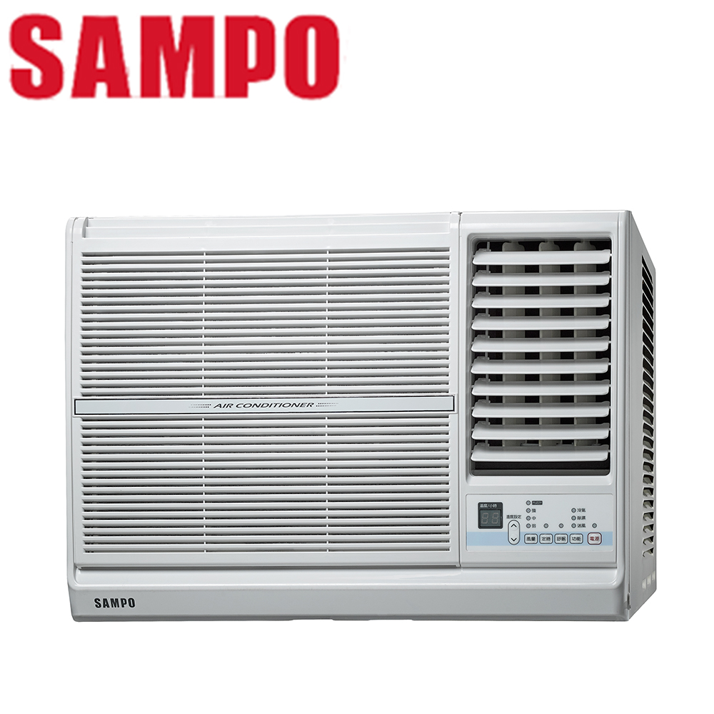 好禮二選一【SAMPO聲寶】4-6坪定頻右吹窗型冷氣 AW-PC28R