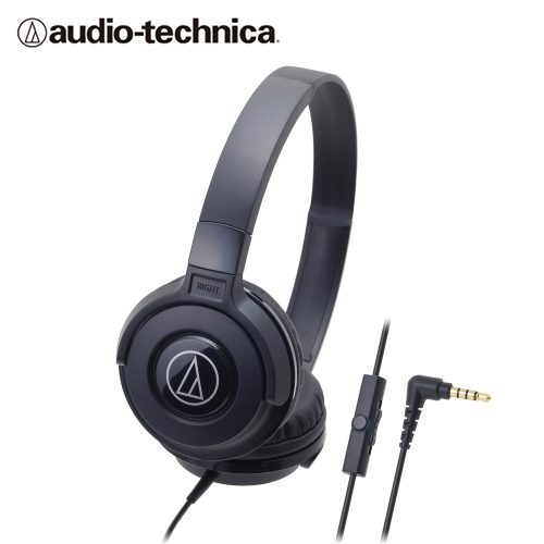 【audio-technica 鐵三角】ATH-S100 攜帶式耳機-黑