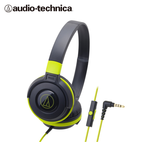 【audio-technica 鐵三角】ATH-S100 攜帶式耳機 黑綠