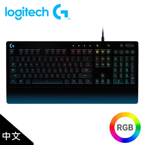 【Logitech 羅技】G213 PRODIGY RGB遊戲鍵盤