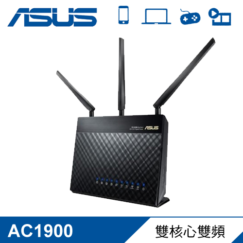ASUS 華碩 RT-AC68U AC1.9G雙頻分享器