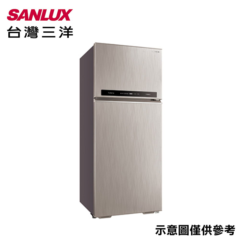 【SANLUX台灣三洋】480公升直流變頻雙門冰箱SR-C480BV1A