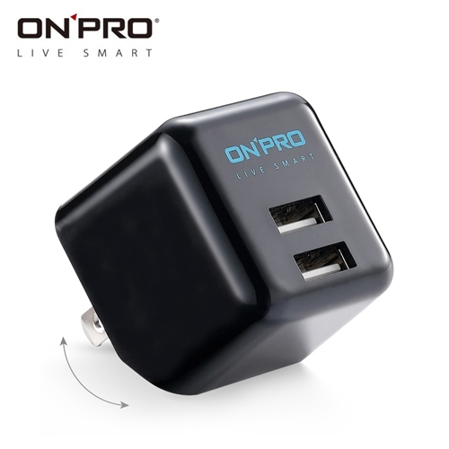 【ONPRO】雙USB 3.4A充電器 [UC-2P01 Plus] 黑