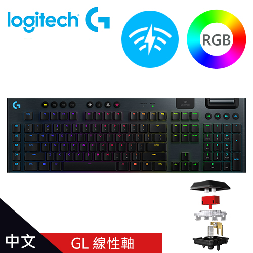 【Logitech 羅技】G913 LINEAR 線性軸遊戲鍵盤/紅軸