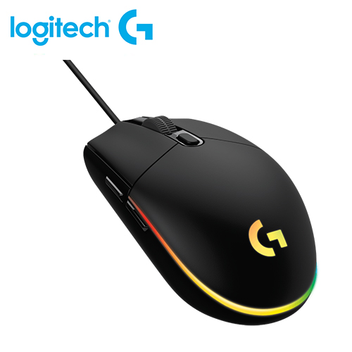【Logitech 羅技】G102 第二代 RGB 炫彩遊戲滑鼠 (黑)
