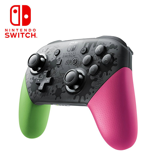 【NS 周邊】任天堂 Switch Pro 控制器 漆彈大作戰2 特別版