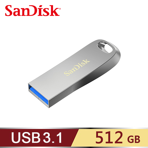【SanDisk】CZ74 Ultra Luxe USB 3.1 隨身碟 512GB