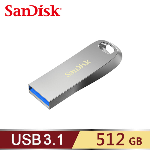 【SanDisk】CZ74  Ultra Luxe USB 3.1 隨身碟 512GB