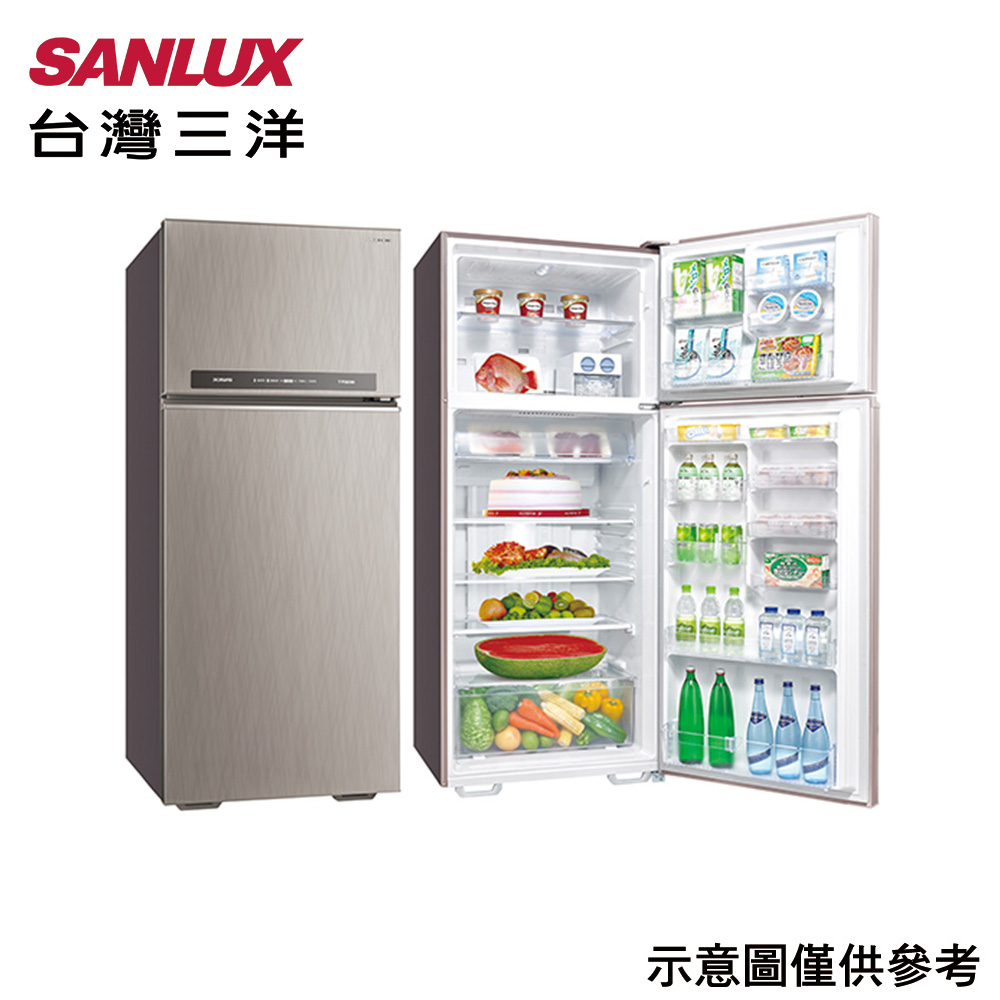 【SANLUX台灣三洋】533公升變頻雙門冰箱SR-C533BV1A