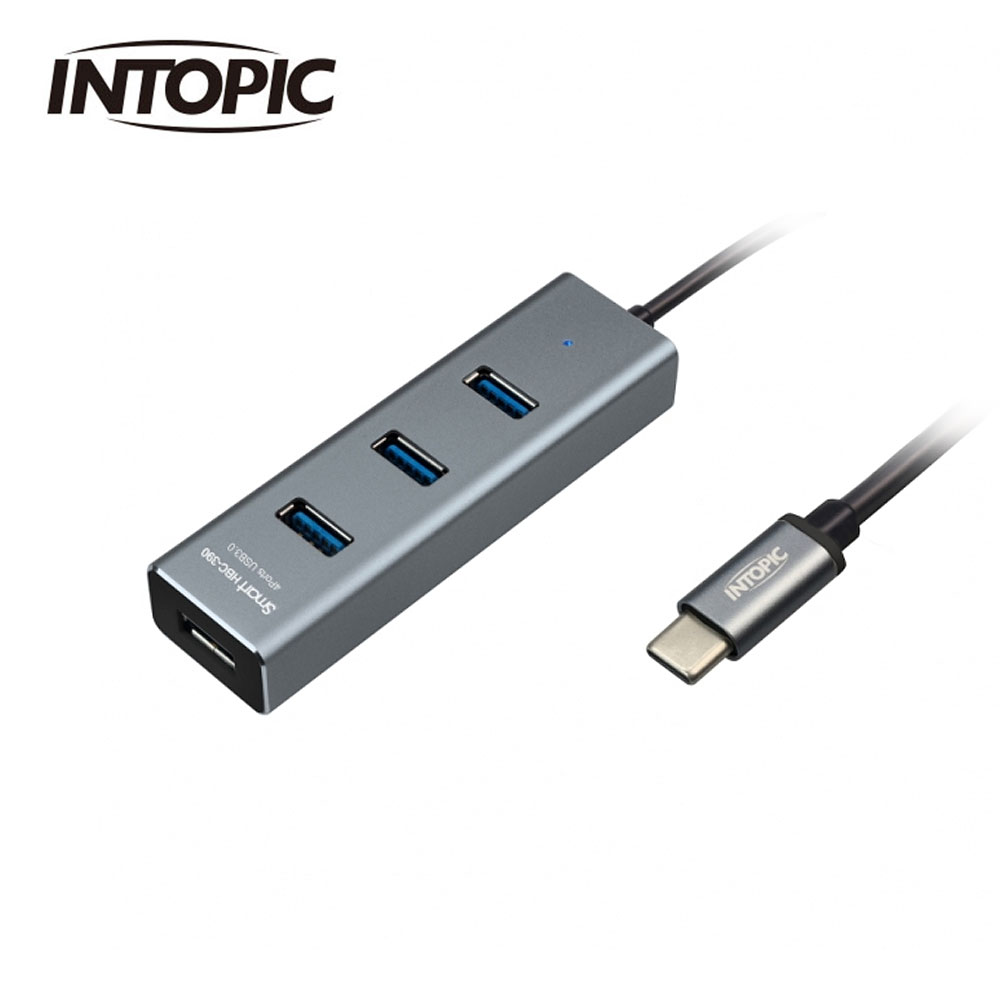 【INTOPIC 廣鼎】USB3.1 Type-C高速集線器 HBC-590