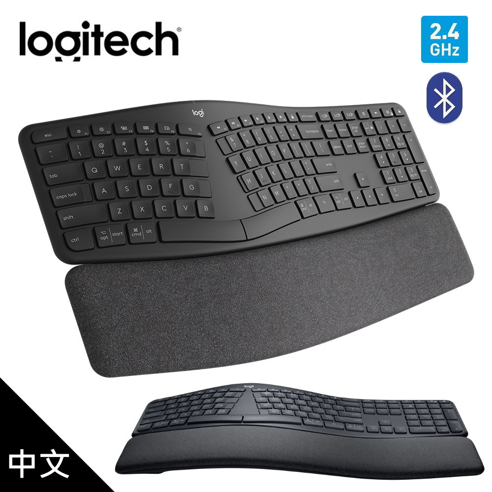 【logitech 羅技】Ergo K860 藍牙人體工學鍵盤