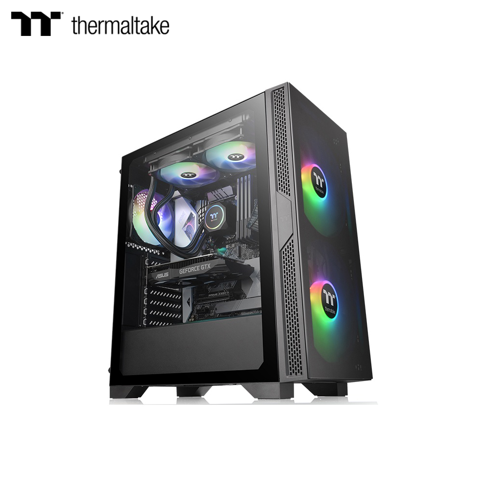 【TT thermaltake 曜越】Versa T25 TG 強化玻璃中直立式機殼