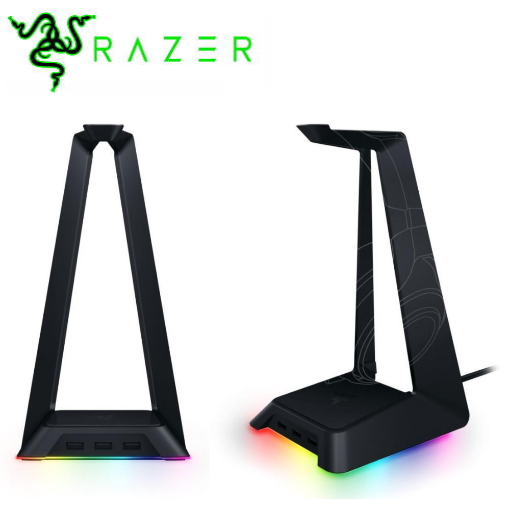 Razer 雷蛇 Razer Base Station 幻彩耳機架黑色 三井3c購物網
