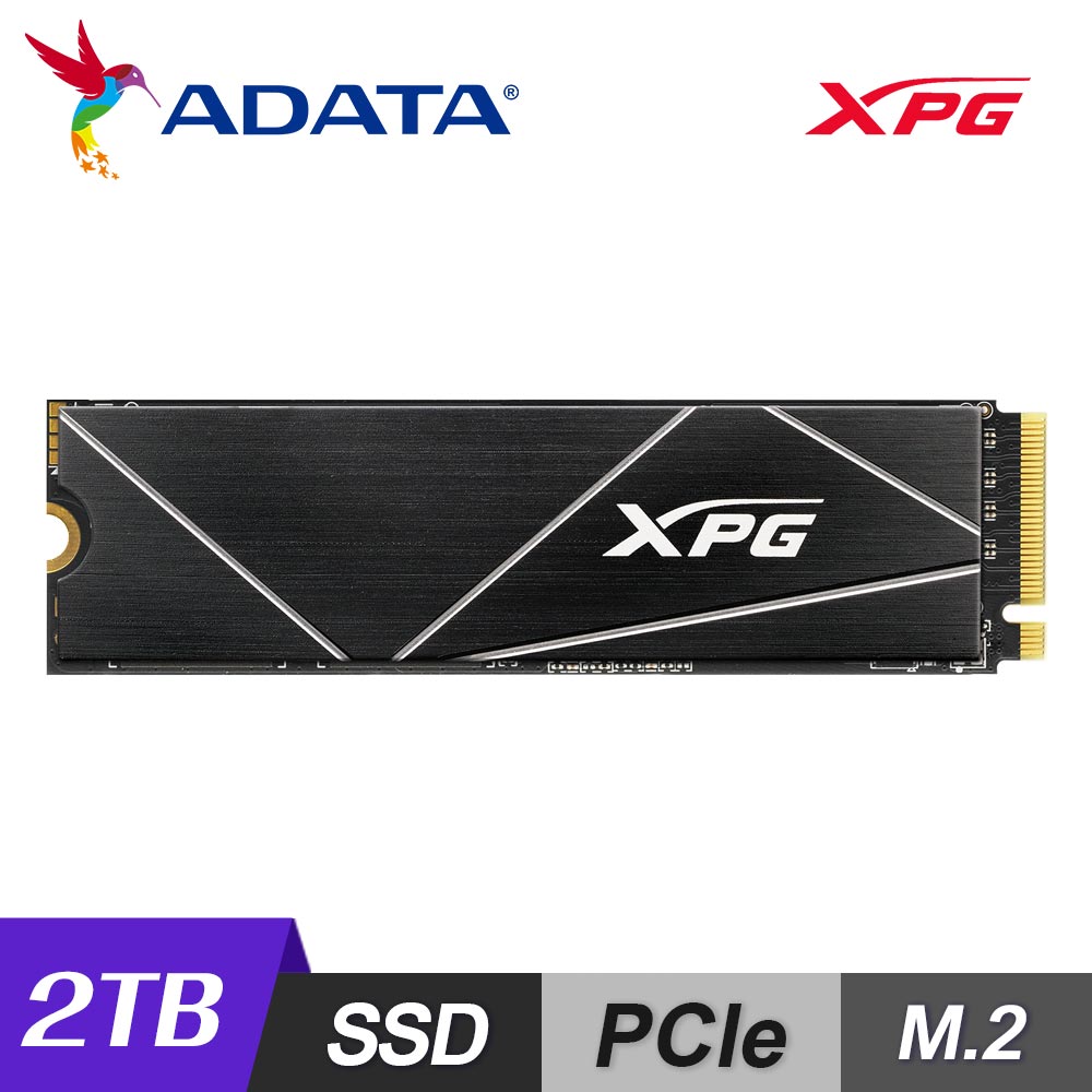 【ADATA 威剛】XPG S70 2TB Gen4x4 PCIe SSD 固態硬碟