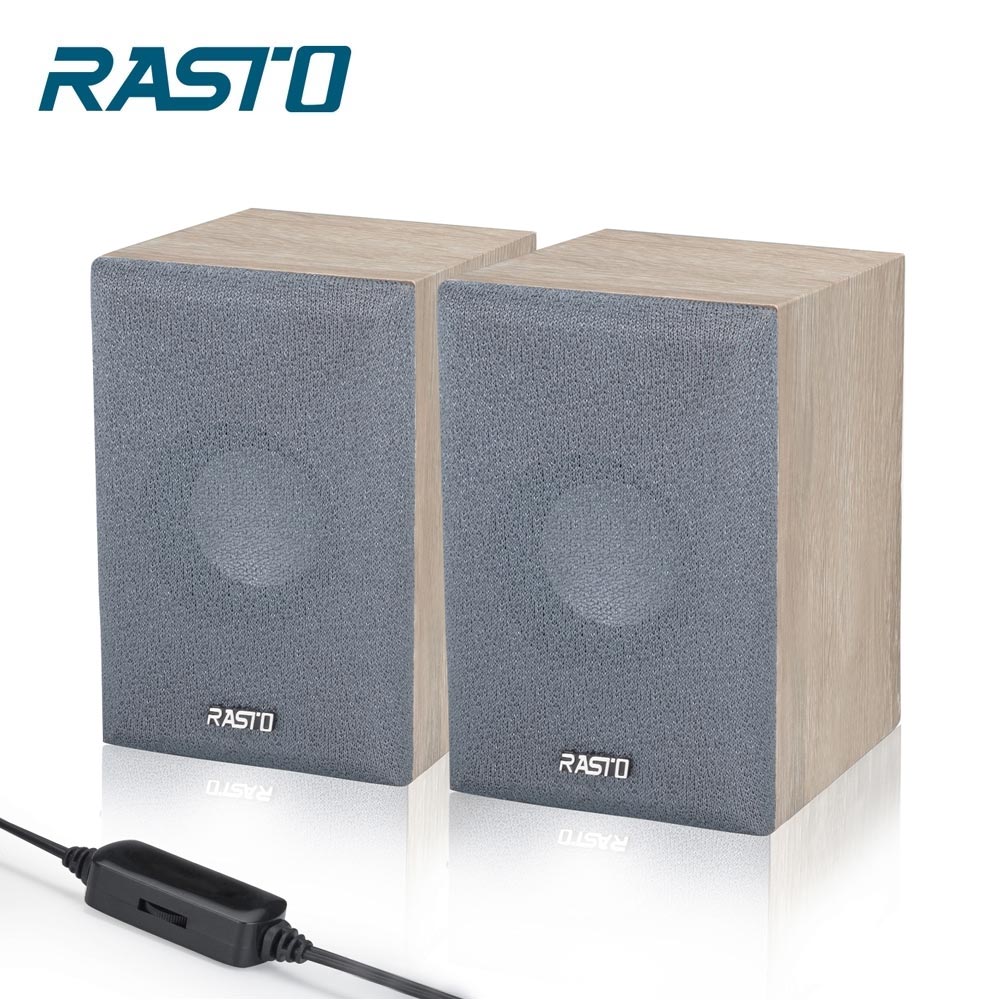 【RASTO】RD4 木質工藝2.0聲道喇叭