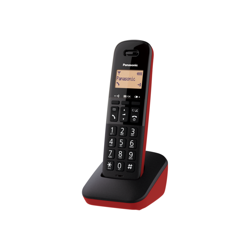國際數位無線電話KX-TGB310紅