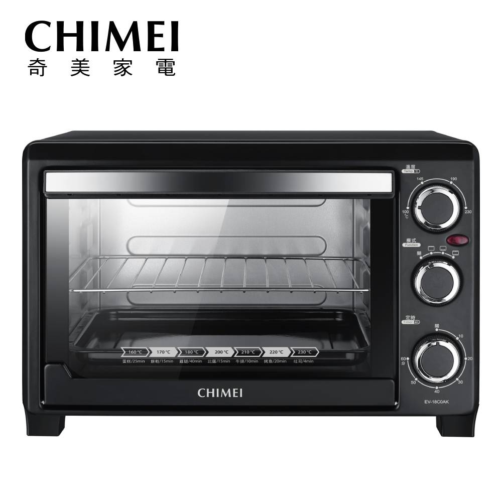 【CHIMEI 奇美】EV-18C0AK 18公升家用電烤箱