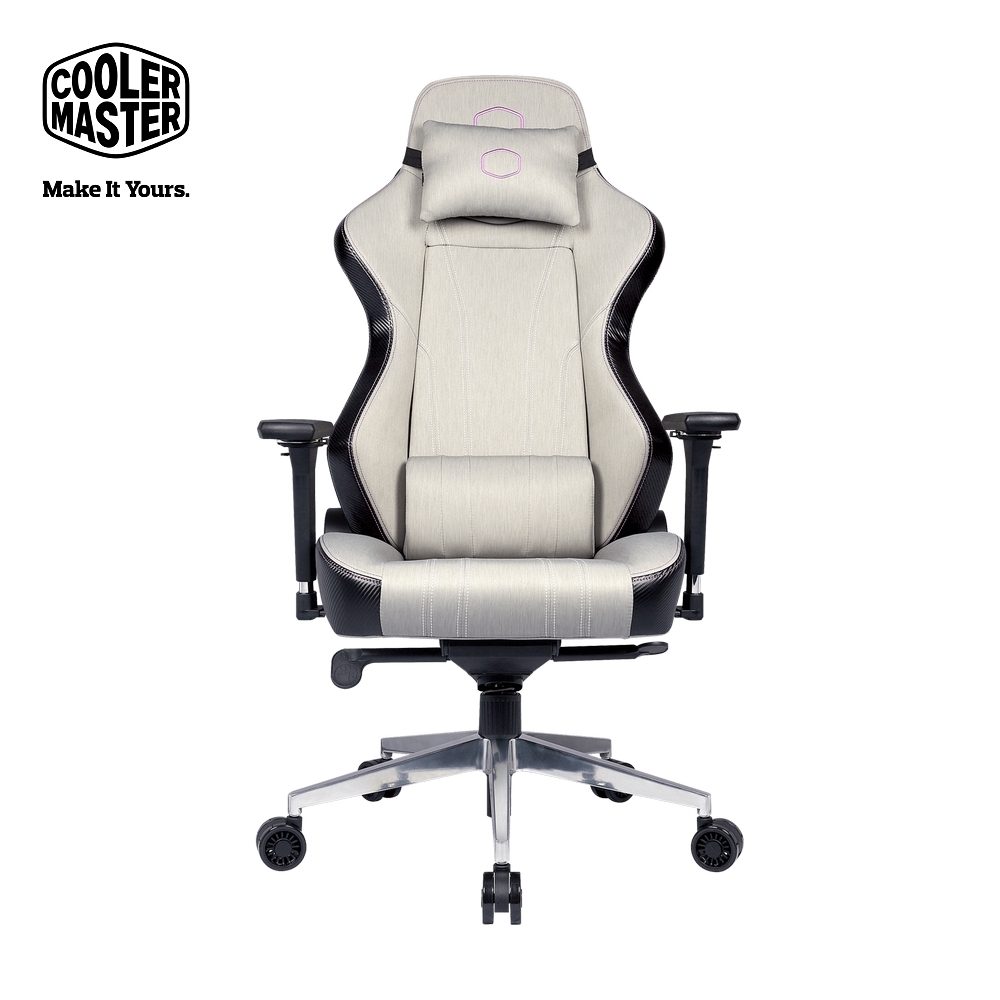 【CoolerMaster 酷碼】Caliber X1C 涼感電競椅 白色
