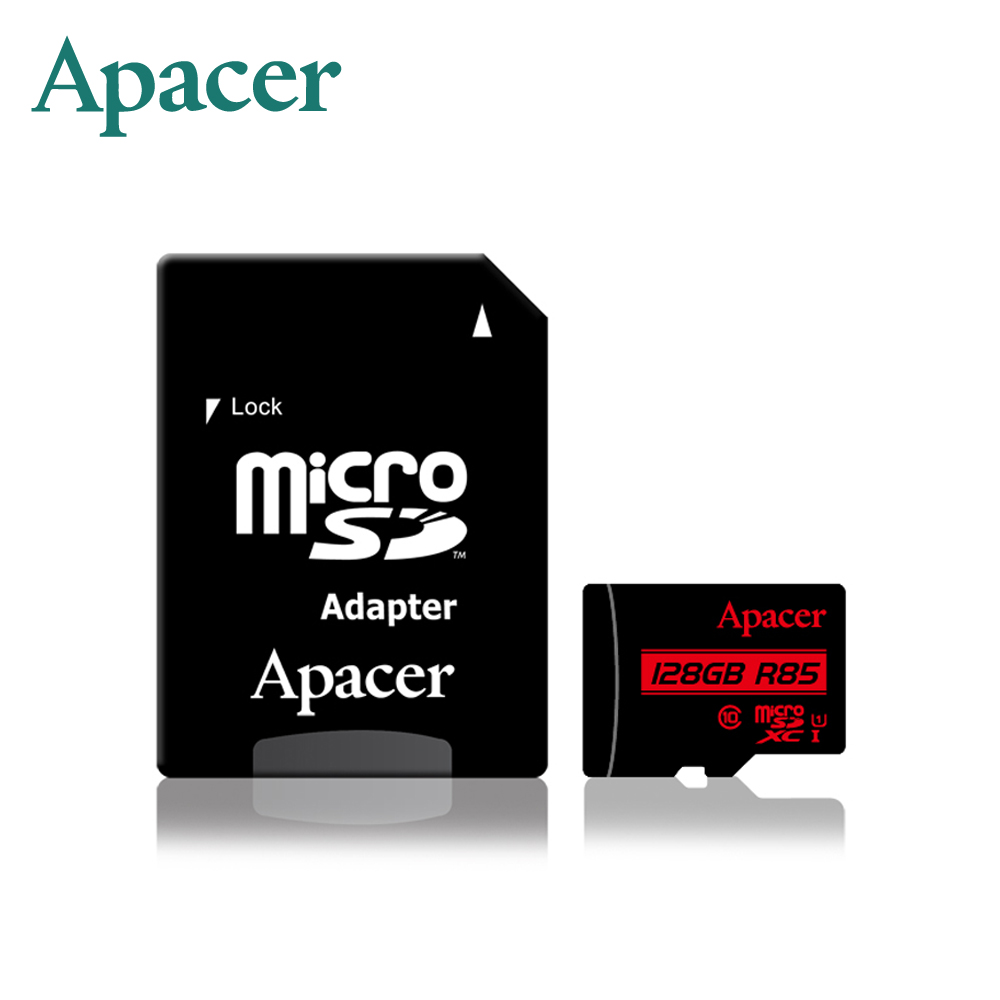 【Apacer 宇瞻】128GB 85MB/s microSDXC U1 記憶卡