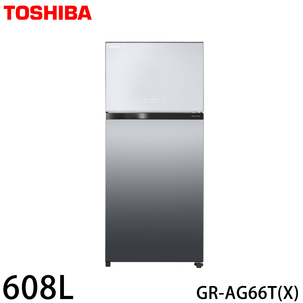 【TOSHIBA東芝】608公升-3°C微冷凍變頻雙門冰箱 GR-AG66T(X)
