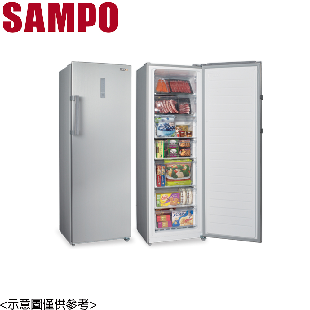 【SAMPO聲寶】242公升 直立式冷凍櫃 SRF-250F