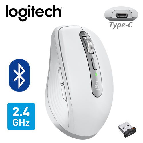 【Logitech 羅技】MX ANYWHERE3 無線滑鼠 珍珠白