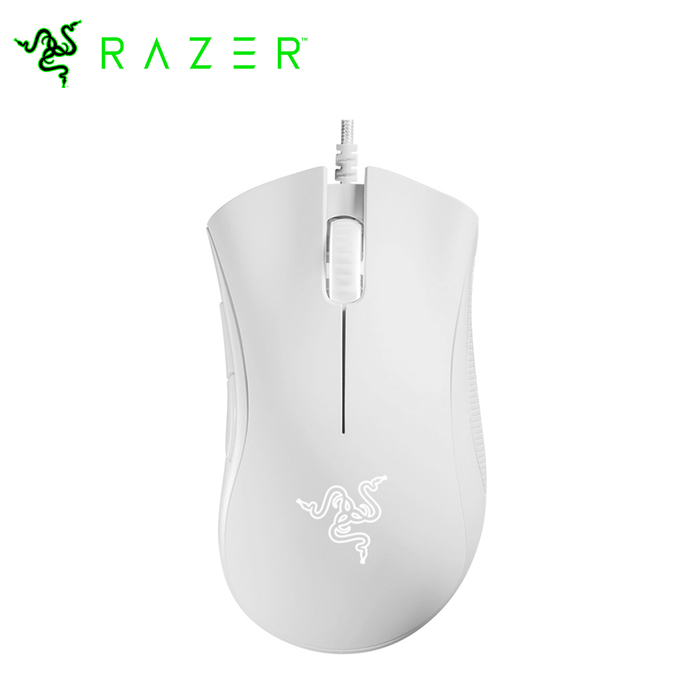 【Razer 雷蛇】奎蛇標準版 有線電競滑鼠 白色