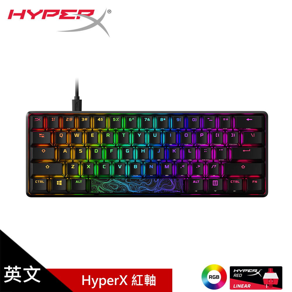 【HyperX】Alloy Origins 60% 機械式電競鍵盤