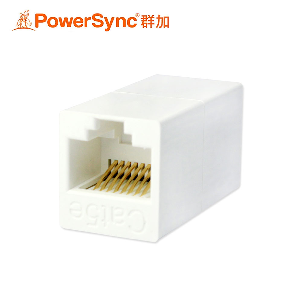 【PowerSync 群加】CAT5E-G8P8CFF CAT5網路接盒 [母對母]