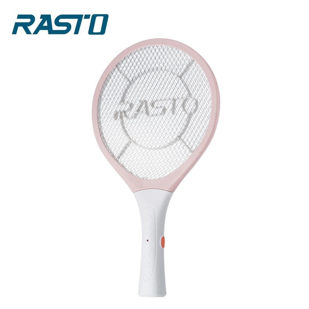 【RASTO】AZ1 電池式極輕量捕蚊拍-粉