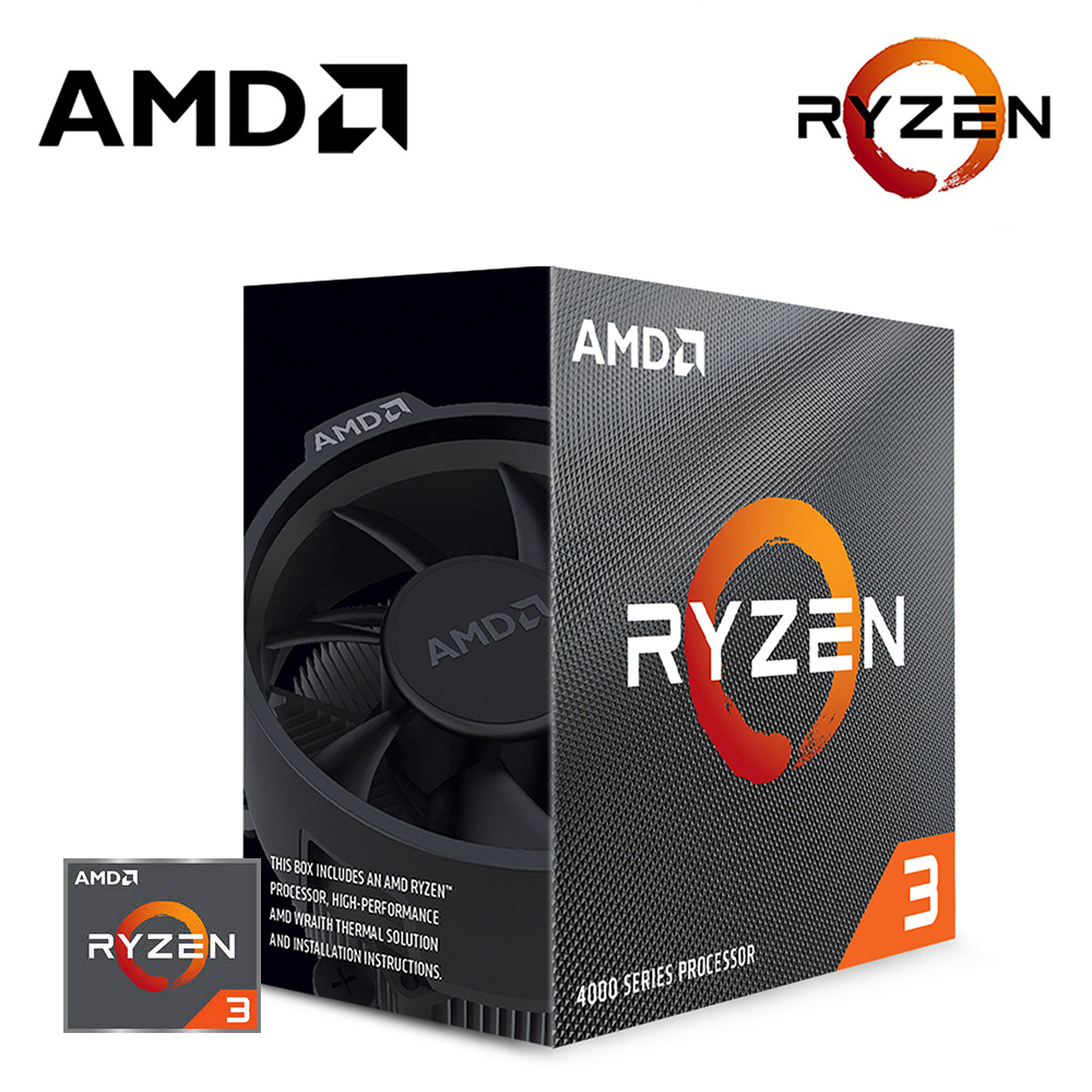 AMD 超微】Ryzen 3 4100 四核心中央處理器- 三井3C購物網- 行動版-
