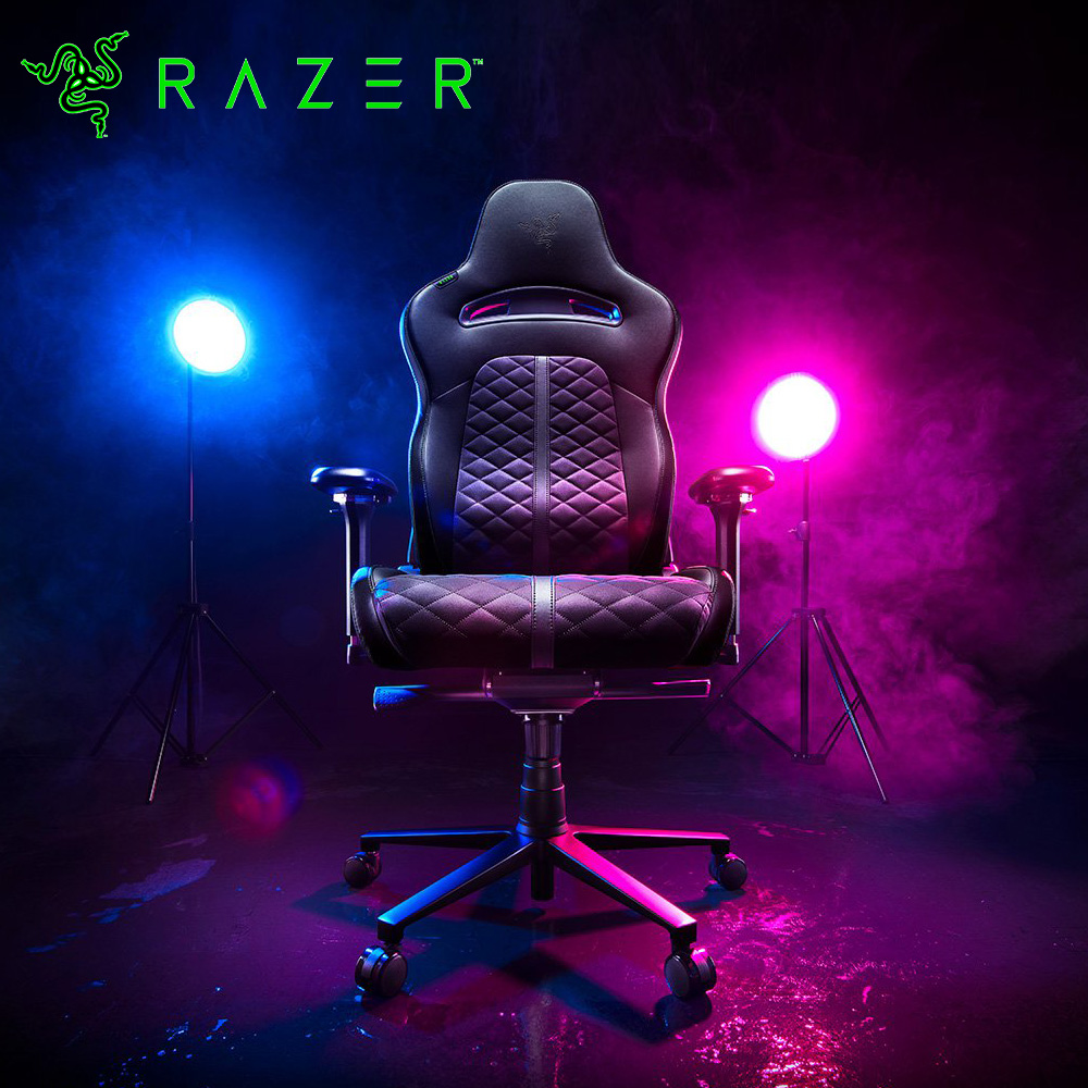 【Razer 雷蛇】ENKI 人體工學設計電競椅 黑色《不含安裝》