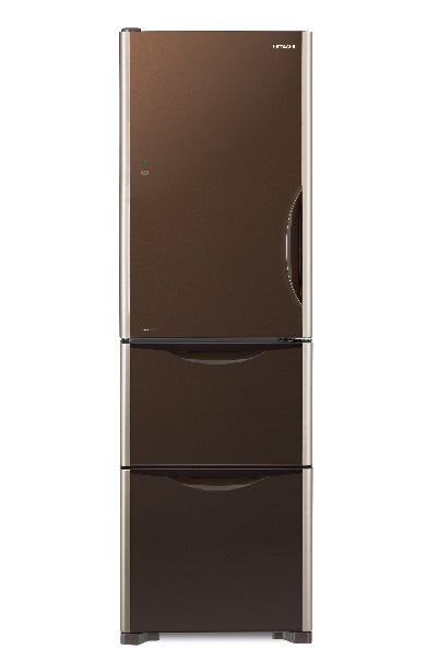 【HITACHI】 日立331公升變頻三門冰箱 [RG36BL-GBW棕]-左開 含基本安裝 隨貨贈烘焙廚具4件組 SP-2313