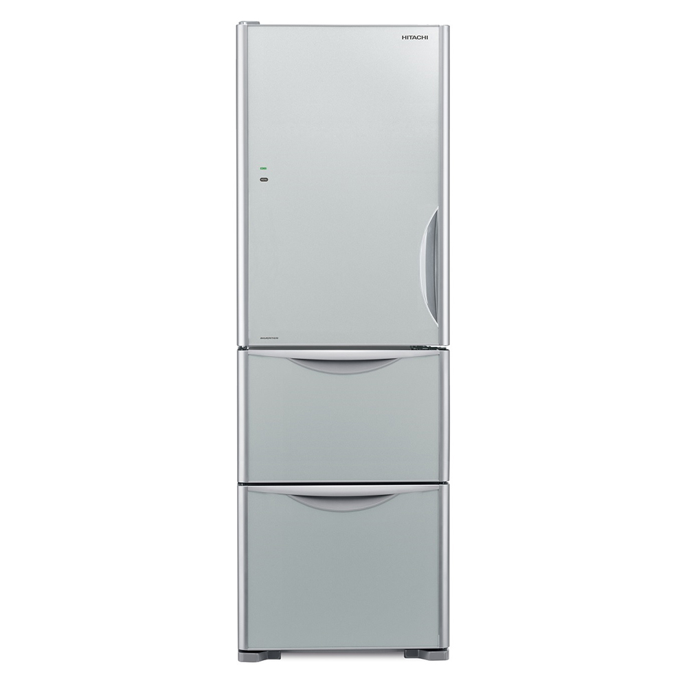 【HITACHI】 日立331公升變頻三門冰箱 [RG36BL-GSV琉璃灰]-左開 含基本安裝 隨貨贈烘焙廚具4件組 SP-2313