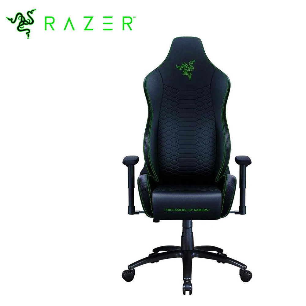 【Razer 雷蛇】Iskur X 人體工學設計電競椅《黑綠色 / XL 》