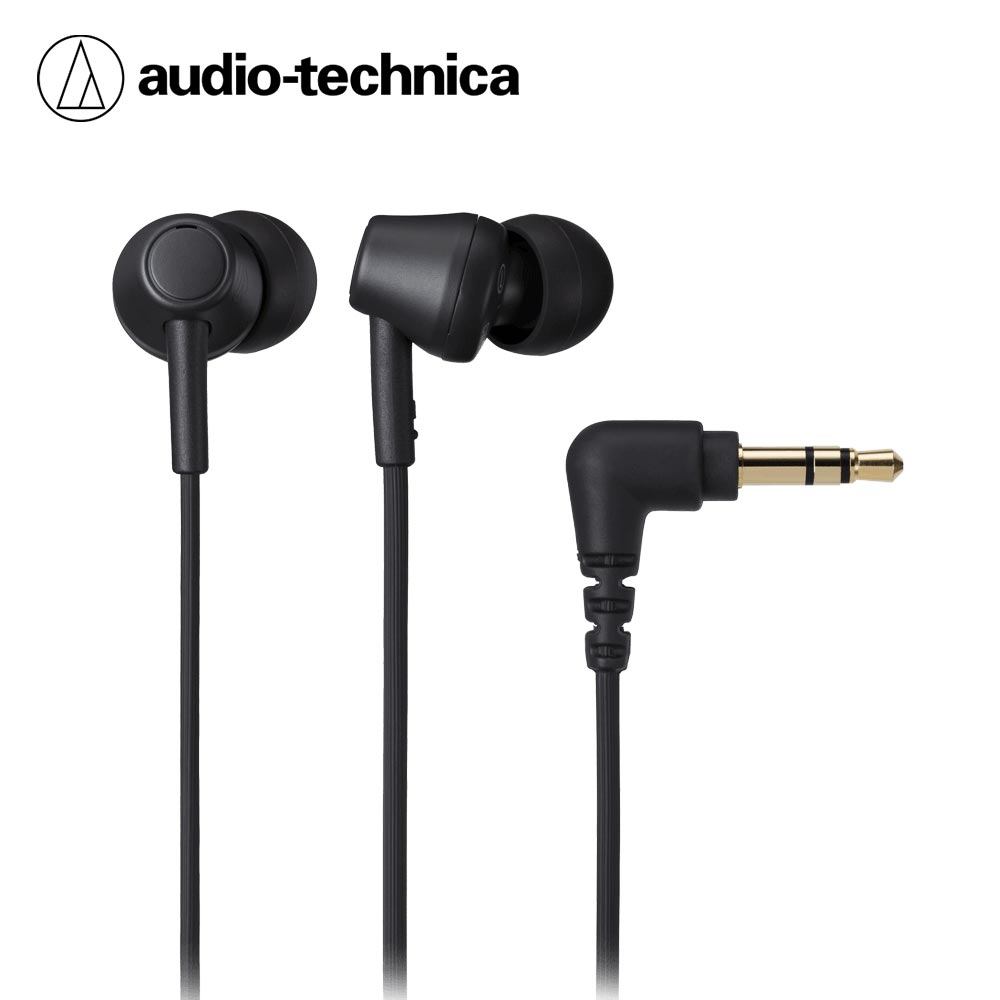 【audio-technica 鐵三角】ATH-CK350X 耳道式耳機-黑