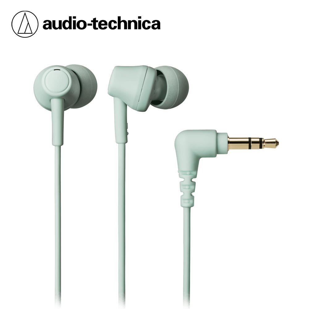 【audio-technica 鐵三角】ATH-CK350X 耳道式耳機-綠