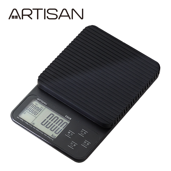 ARTISAN計時微量咖啡電子秤(黑) ES02B