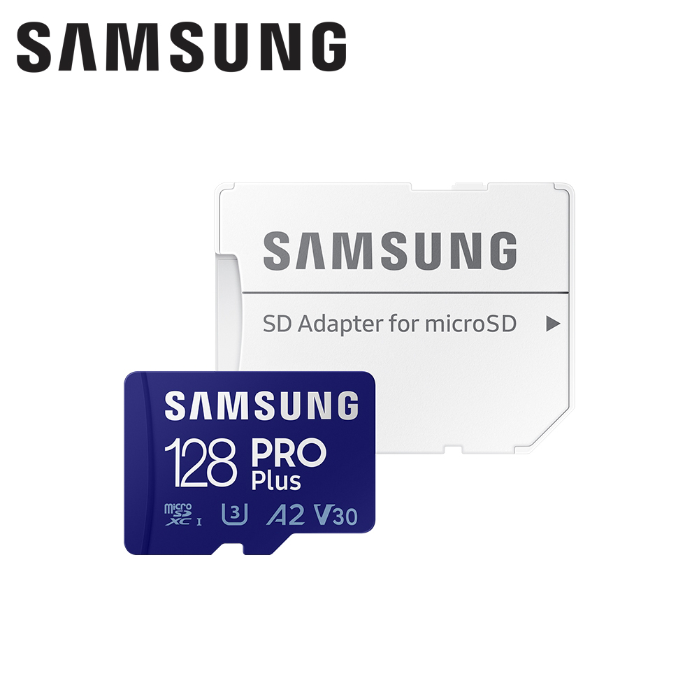 【SAMSUNG 三星】PRO Plus microSDXC 128GB 記憶卡