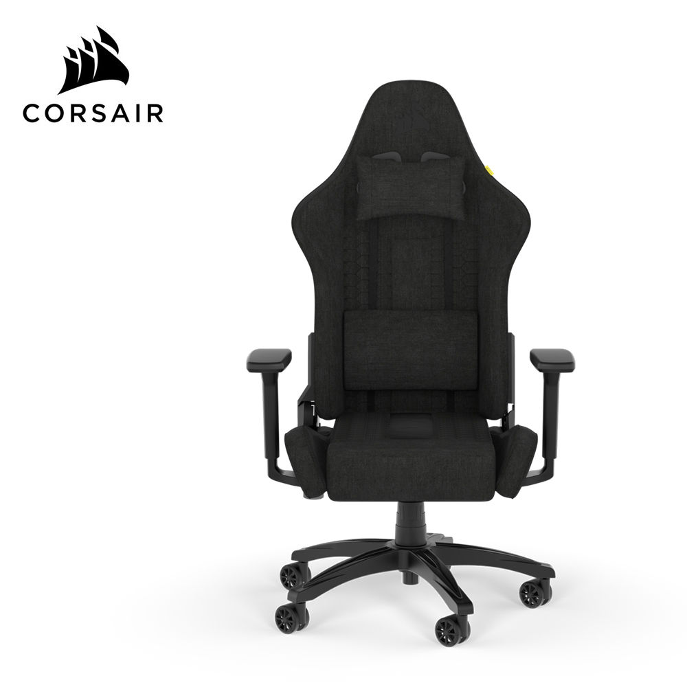 【CORSAIR 海盜船】TC100 RELAXED 電競椅-布質黑｜含安裝