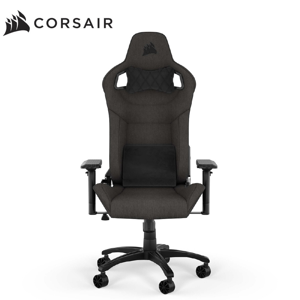 【CORSAIR 海盜船】T3 RUSH V2 電競專用椅 布黑黑｜含安裝