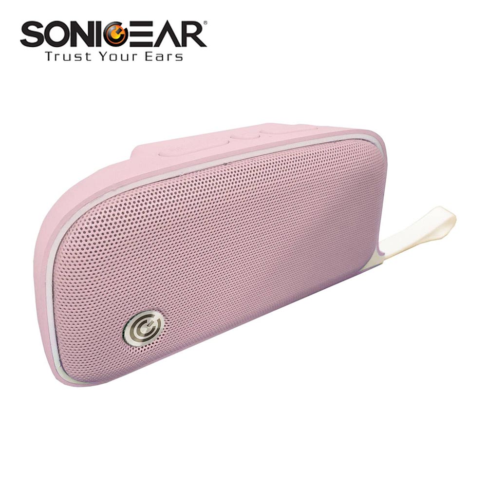 【SONICGEAR】P5000 USB可攜式藍牙多媒體音箱-蜜桃粉
