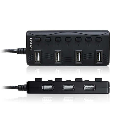 【ESENSE 逸盛】擴充戰士升級版 7-port USB 2.0 HUB-2A 集線器