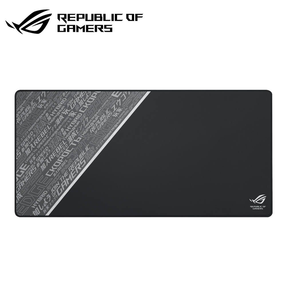 【ASUS 華碩】ROG Sheath BLK 電競滑鼠墊 黑灰