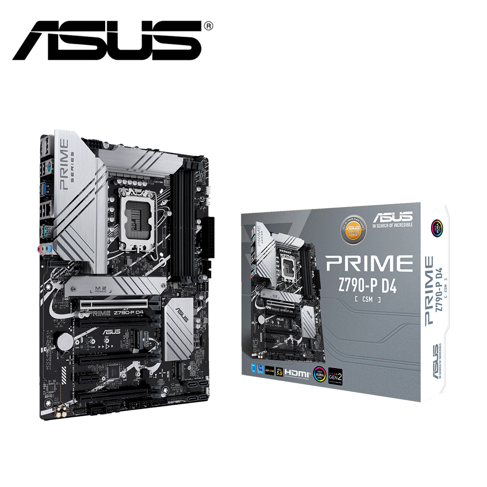 【ASUS 華碩】PRIME Z790-P D4-CSM LGA1700主機板