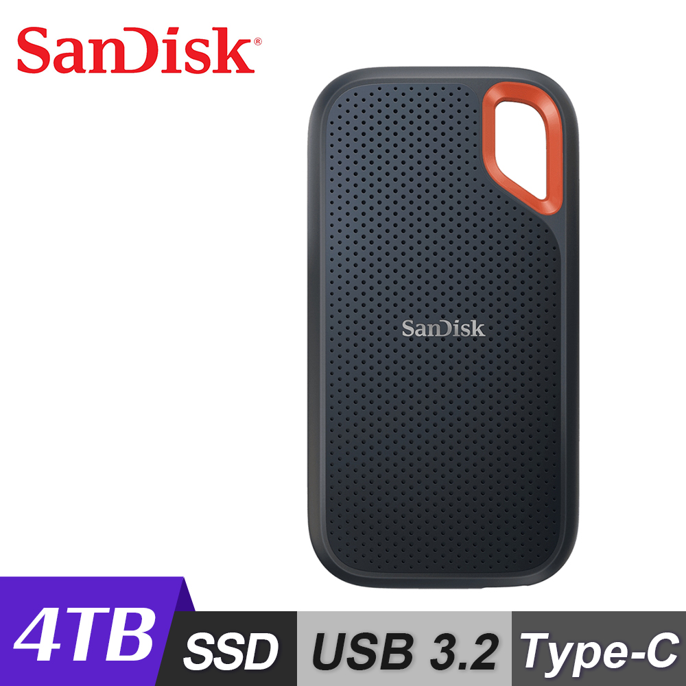 【SanDisk】E61 Extreme Portable SSD 4TB 行動固態硬碟