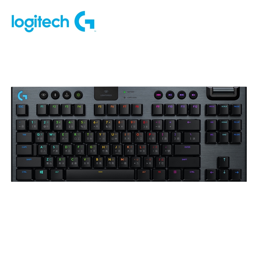 【Logitech 羅技】G913 TKL 無線機械鍵盤【類茶軸】
